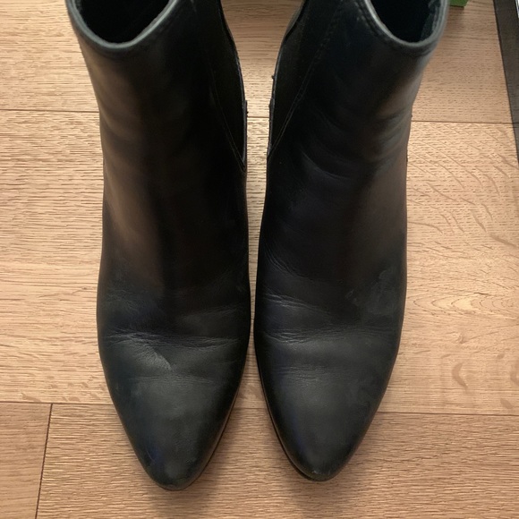 Sam Edelman reesa black leather booties 7.5 - Picture 6 of 11